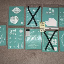 Chalk Couture Style Stencils – 8.5x11