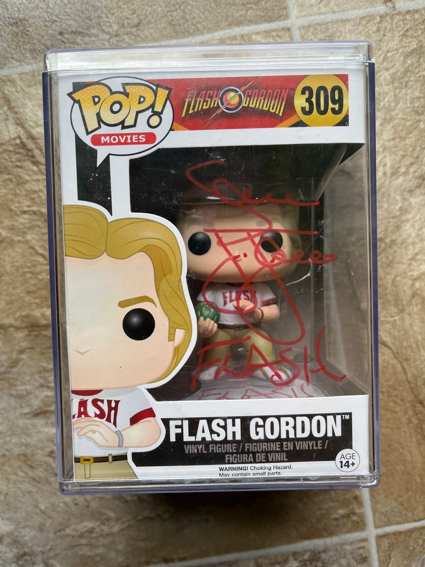 Signed Flash Gordon Funko