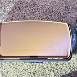 BELLA Griddle Ceramic Copper TI, Healthy-Eco Non-stick Coating, Hassle-Free Clean Up, Large Submersible Cooking Surface, 10" x 16", Copper/Black