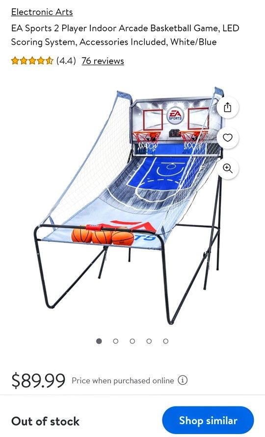 Full Court Hoops EA Sports Basketball Arcade