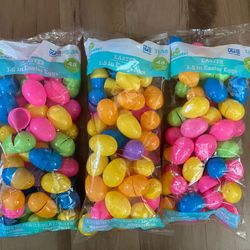 3 Bags Of 1.5” Easter Eggs Brand New 48 Eggs Per Bag