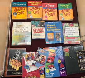 Nurse books and new art and crafts books
