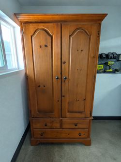 Wood Armoire