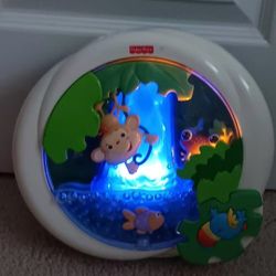 Fisher Price Vintage Aquarium Crib  Soother Lights Up With Sounds