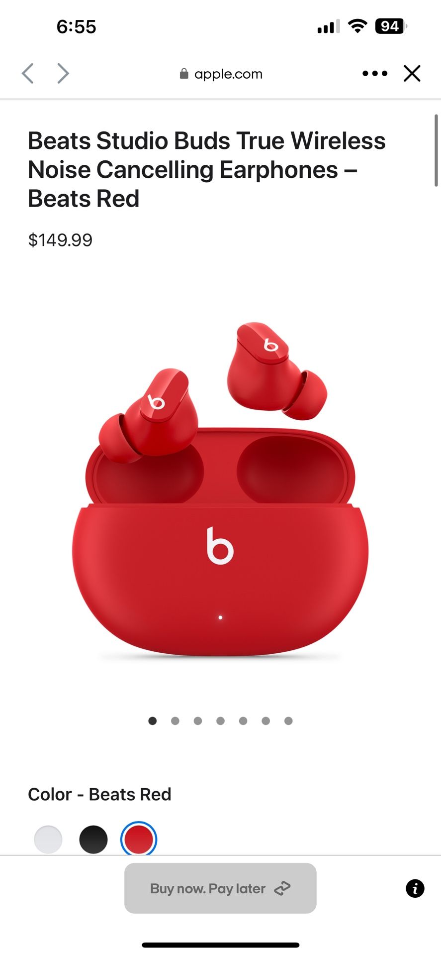 Beats Studio Buds Red