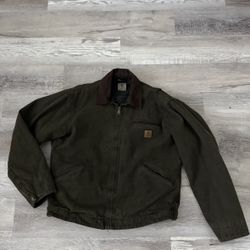 Green Carhartt jacket