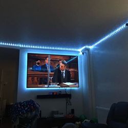 65.5ft LED Strip Lights - Changing Colors with Remote