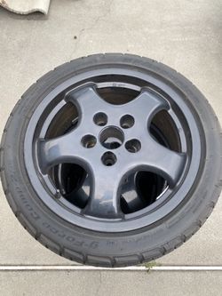 Porsche Cup 1 5x112 17x7.5 +35 Tires 80%