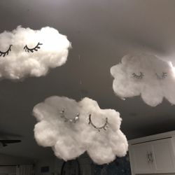 Party Decor Clouds & Puff Balls