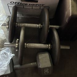 Weights.  A Pair Of Dum-bells. 20 Lbs Each 