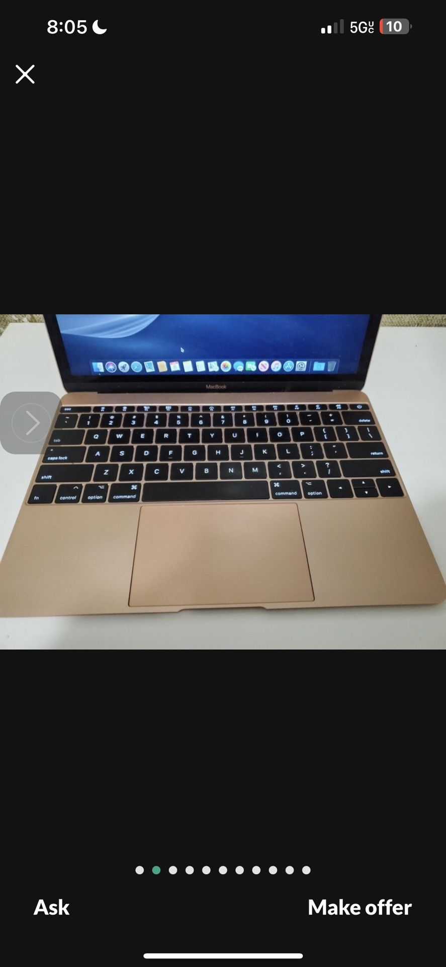 2022 MacBook Air 13 inch pink
