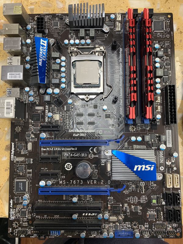 MSI motherboards and CPU i7 , G skill ram for Sale in Philadelphia, PA