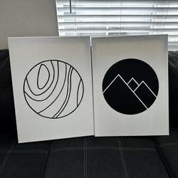 2 Canvas Paintings