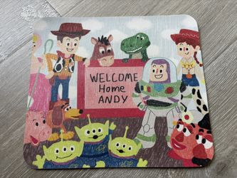Disney Pixar Toy Story Mouse Pad (Used & Unique)