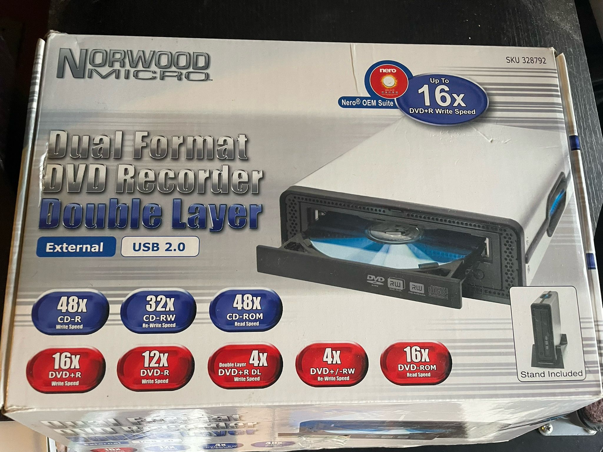 Dual Format DVD Recorder Double Layer