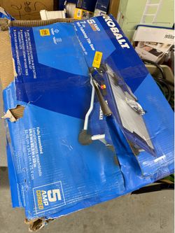 Kobalt 5-Amp 7-in -Blade Wet Tabletop Tile Saw