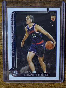 Yanic Konan-Niederhauser Topps 2025 Rookie Los Angeles Clippers #230