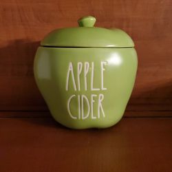 Apple Cider Candle/canister Rae Dunn 