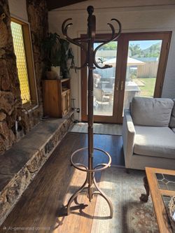 Wooden Coat Hat Rack Hanger