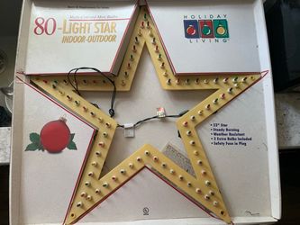 Vintage light up star