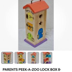 Peek A Boo Lock Box Shape Sorter