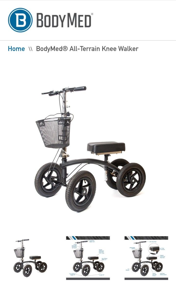 BodyMed All Terrain Knee Scooter