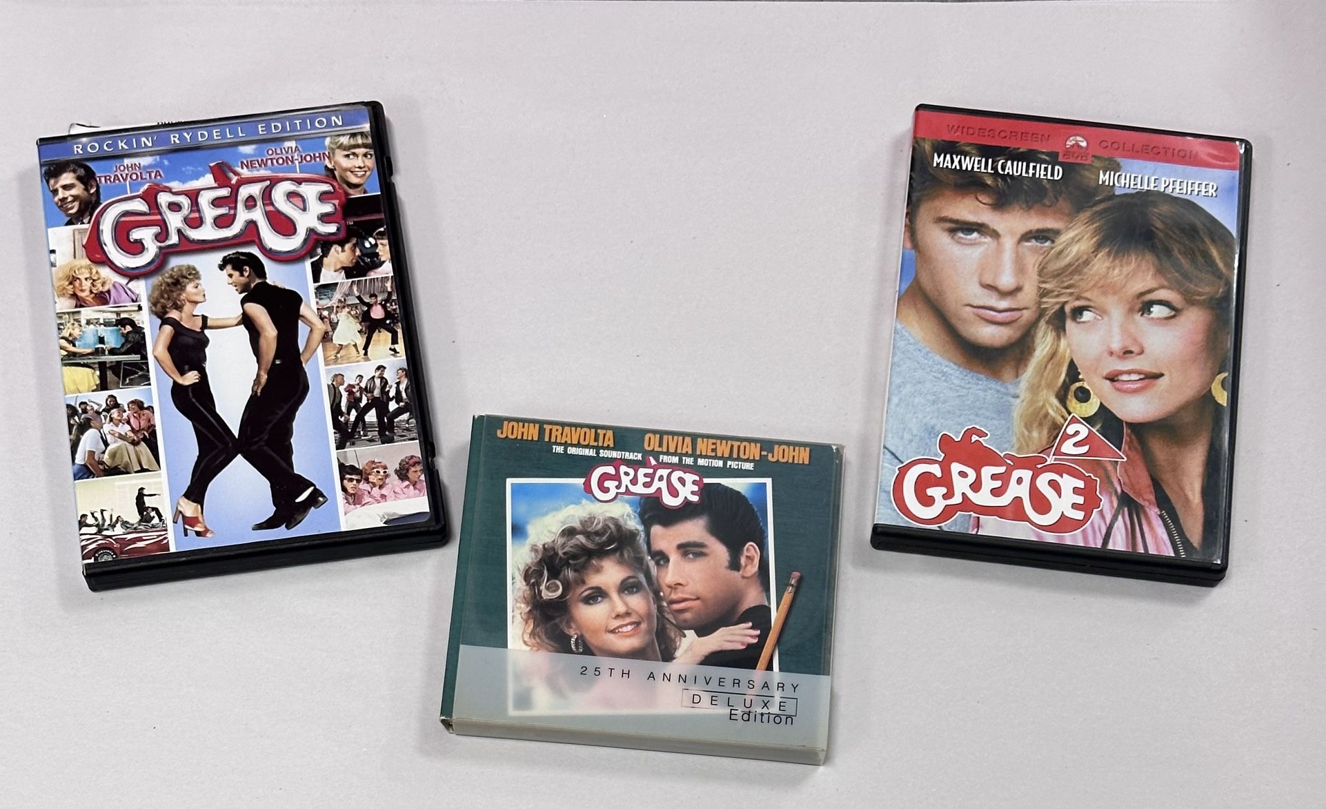 Grease DVD Bundle Classic Movies Lot Of 3 Great Condition!