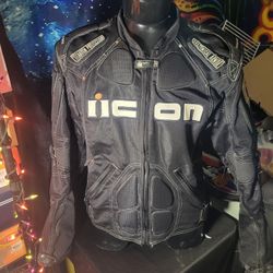 

Icon TiMax Asphalt Tech Armored Motorcycle Jacket Men XXL Titanium Protection