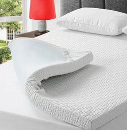 3-Inch King Size Cooling Gel Mattress Topper!