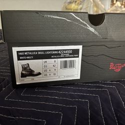 Metallica Doc Martins Size 9 Men 