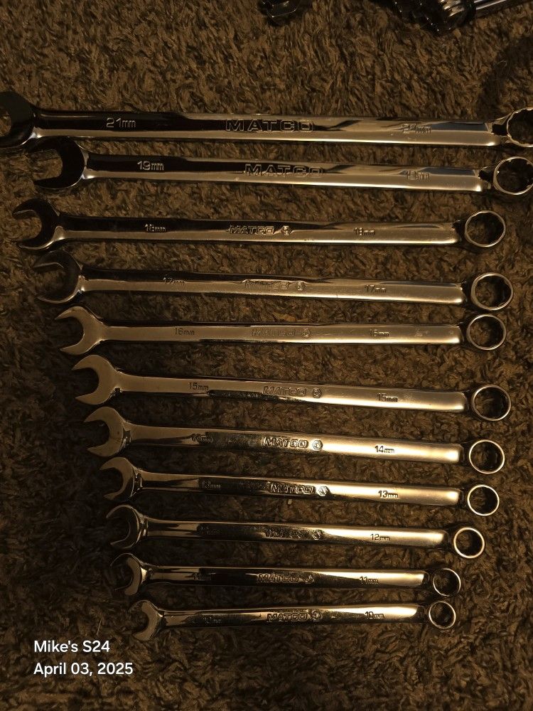 Matco metric xl wrenches