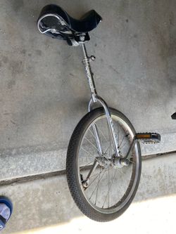Vintage Savage unicycle 20” wheel. Solid and works great.