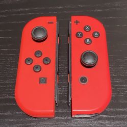 Nintendo Switch Authentic Neon Red Joycons
