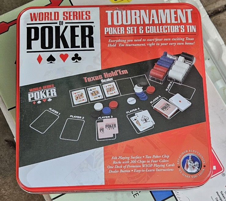 World Series Of Poker Tournament Poker Set & Collector’s Tin