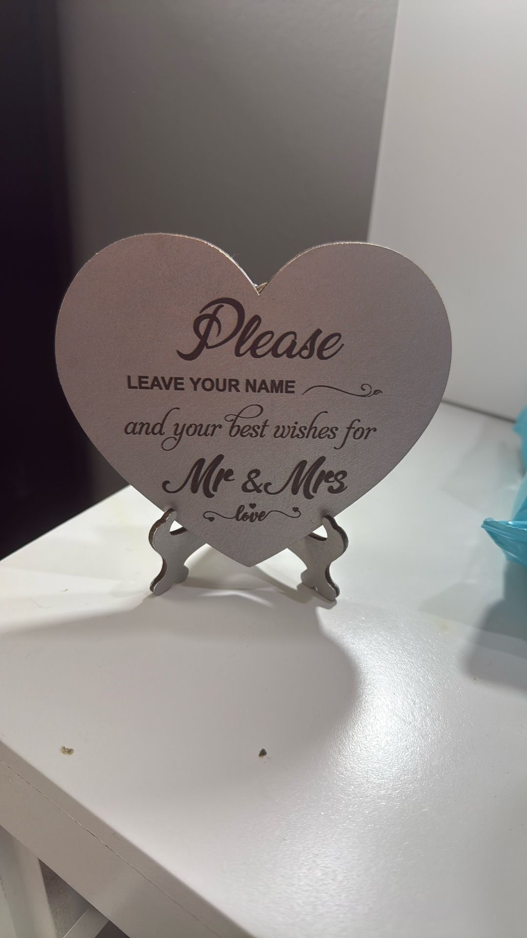 Small Wedding Sign
