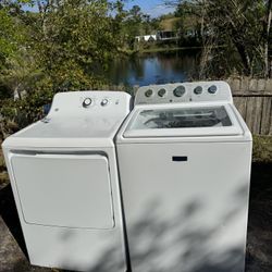 Glass top Washer and dryer