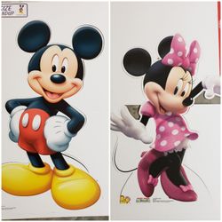 Disney's Mickey & Minnie Cardboard Standups
