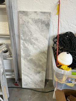Marble (think carrera) counter top