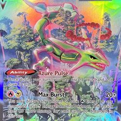 Rayquaza VMAX (Alternate Art Secret) 218/203 Swsh07: Evolving Skies Holo