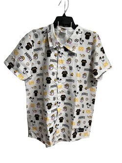 San Diego Padres Jack in the Box Button-Up Short Sleeve Shirt