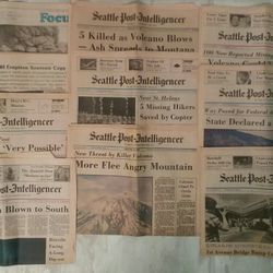 Mt. Saint Helens Eruption Newspaper Articles
