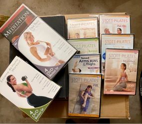 Brand New STOTT PILATES & Fitness DVD Library - 16 Disc Lot (Sealed)