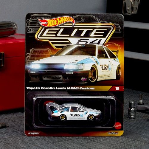 2025 Hot Wheels Elite 64 Toyota Corolla Levin (AE86) Custom ⭐️Factory-Sealed⭐️