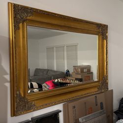 Vintage Gold Antique Mirror 