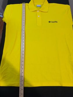 Columbia Yellow Polo Shirt