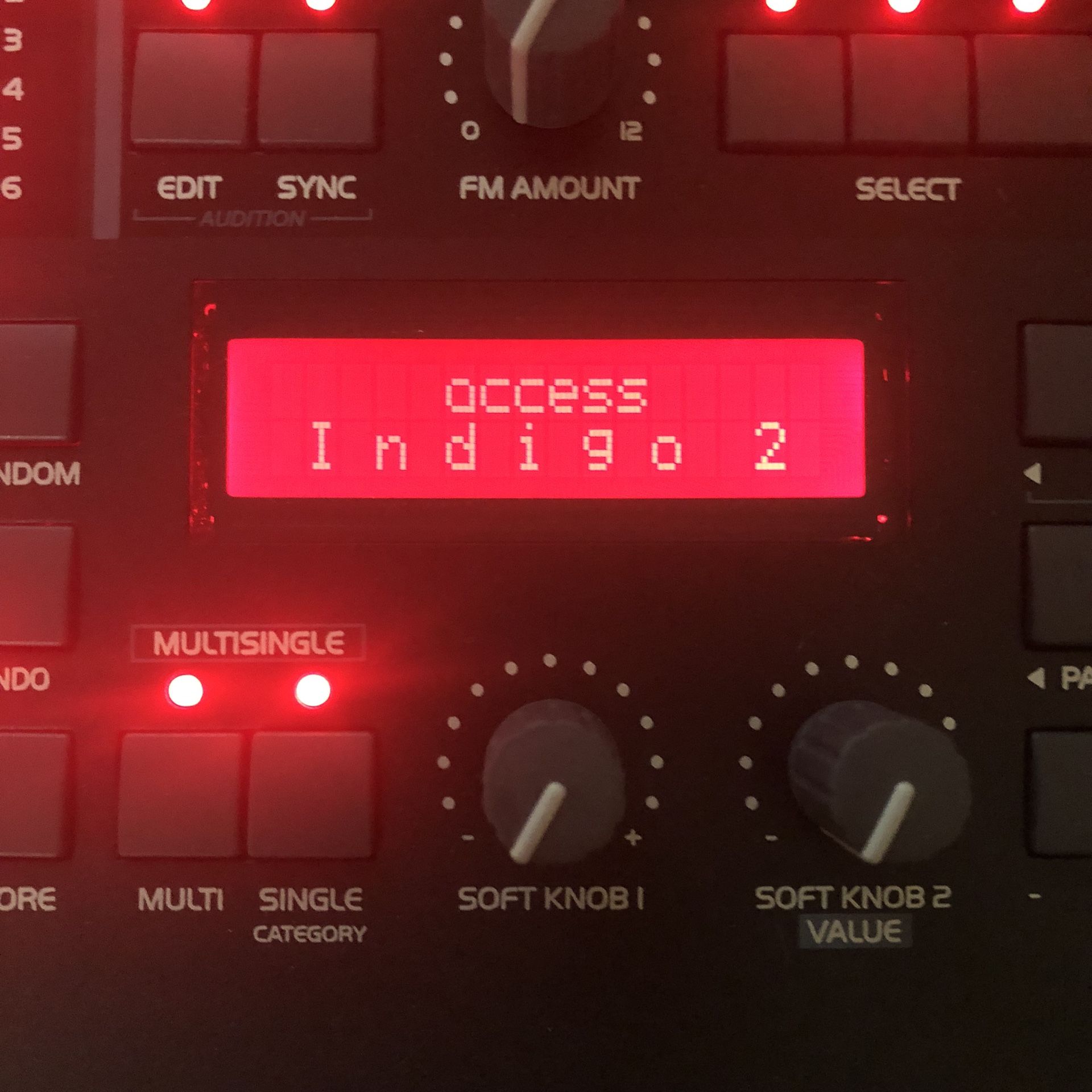 access VIRUS indigo2 REDBACK