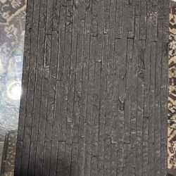 Soft Stone Dark Gray/Black Brick Wall Tile