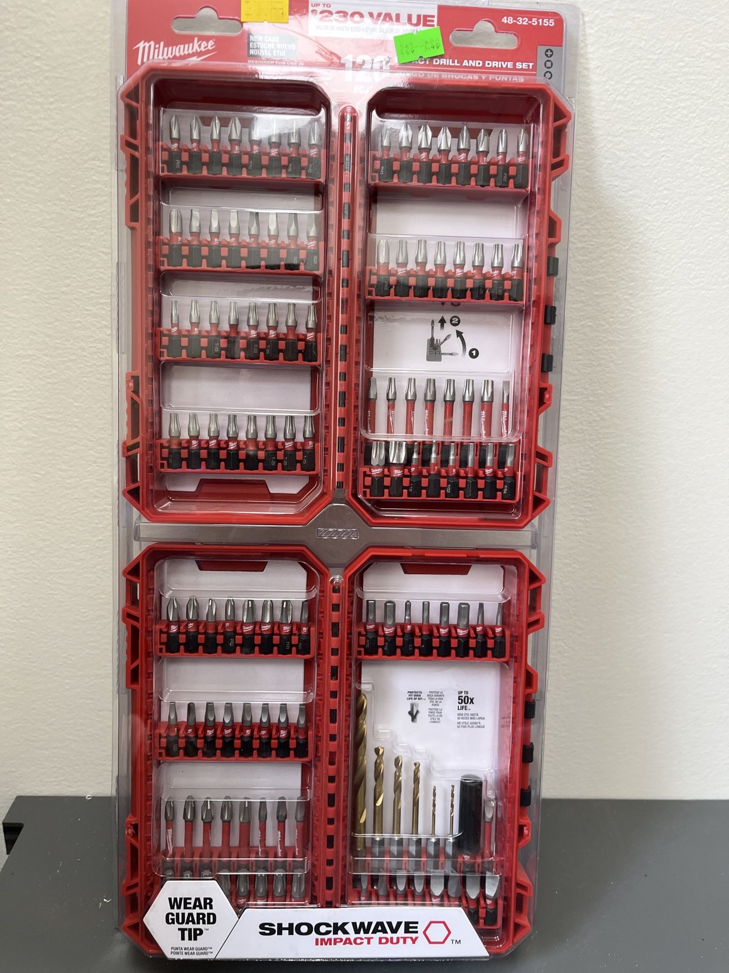120pc. Impact Drill And Drive Set