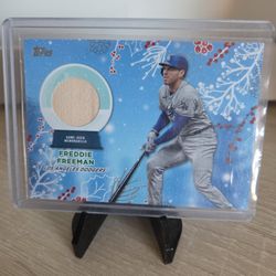 Dodgers  Freddie  Freeman  Bat Card