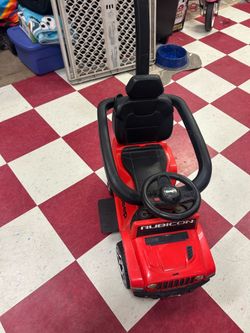 Little jeep to put toddler in